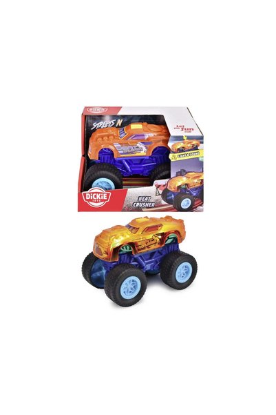 Simba Dickie masina de teren beat crusher cu lumini si sunete 17cm