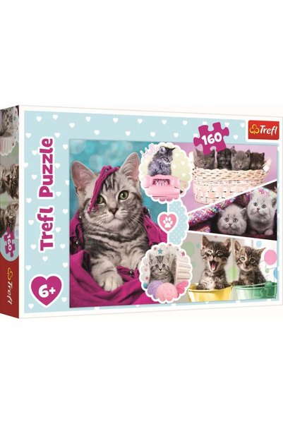 Trefl Puzzle 160 pisici dragalase