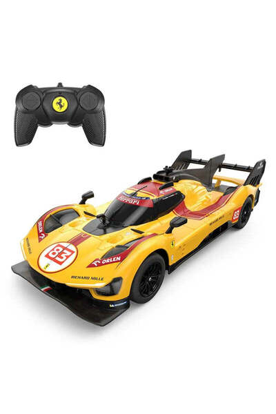 Rastar Masina cu telecomanda ferrari 499p n83 galben scara 1 la 24