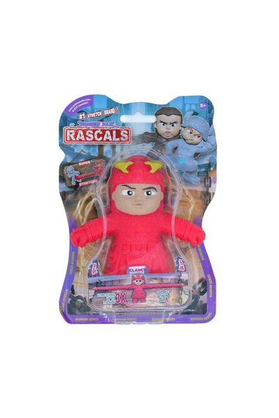 D-Toys Rascals Warrior Series – Figurine extensibile – Figurina Clancy - Roșu