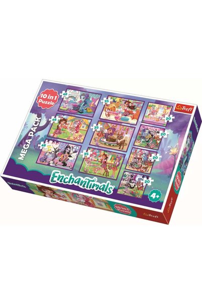 Trefl Puzzle 10 în 1 aventurile Enchantimals