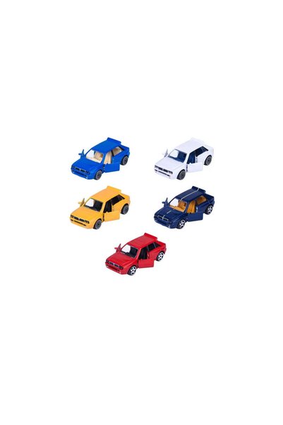 Simba Majorette set 5 masinute metalice lancia delta scara 1 la 64