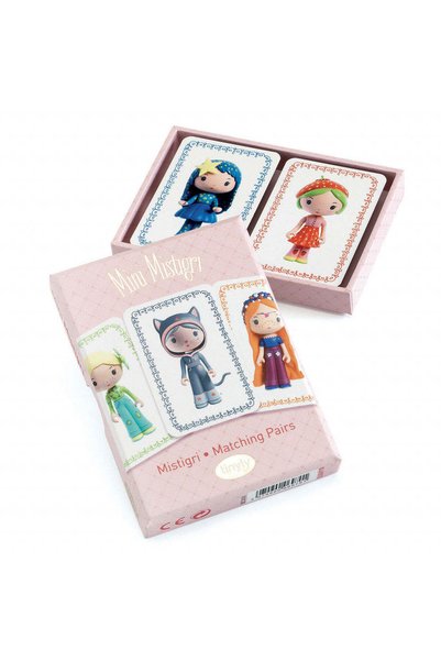 djeco Joc de carti Printesele Tinyly Mini Mistigri,