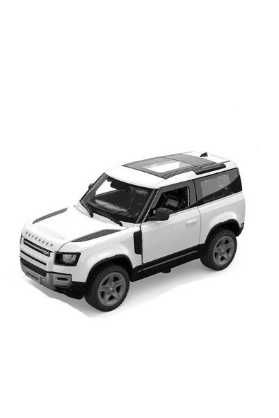Rastar Masinuta metalica land rover defender 90 alb scara 1 la 24