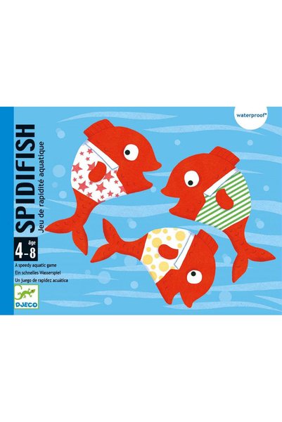 djeco Joc acvatic cu carti Spidifish,
