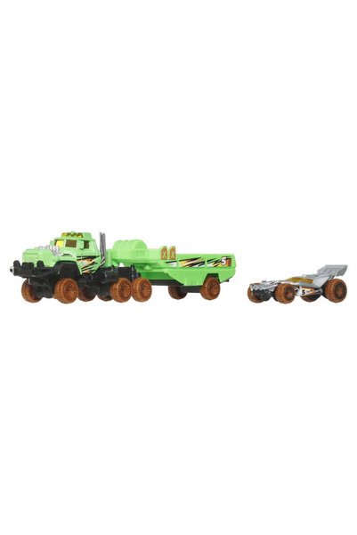 mattel Set camion și mașină sport Hot Wheels Haulin Horsepower