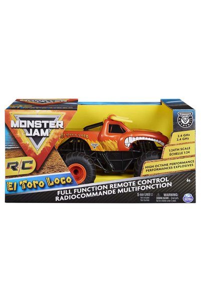 Spinmaster Monster jam rc masinuta el toro loco scara 1:24