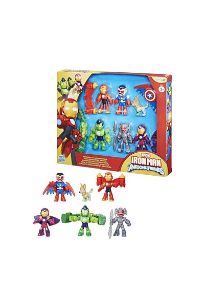 Hasbro Marvel Iron Man și prietenii săi extraordinari: Pachetul Avengers Armu...