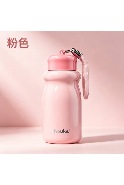 Generic New stylish thermos cup for girls, compact and portable, stainless st...