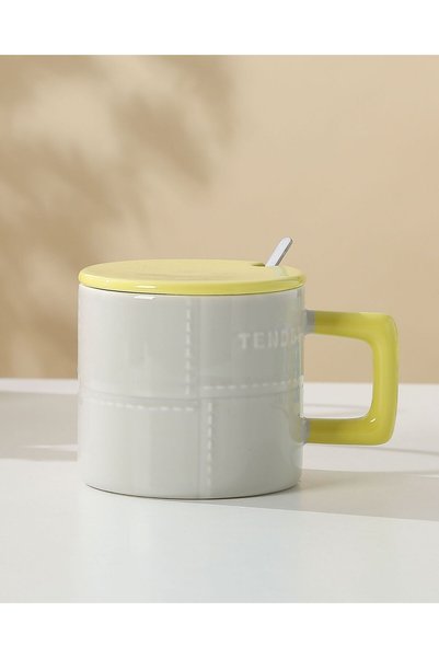 Generic Creative Simple Mug Macaron Contrast Color Ceramic Cup High Color Val...