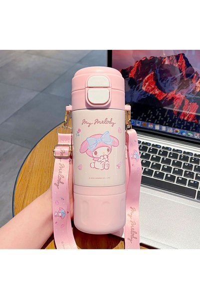 Generic Thermos Cup Children's Cartoon Double Drinking Cup Women's Portable S...