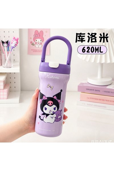 Generic كوب عالي الجودة معزول حراريًا، يتميز بتصاميم كرتونية لطيفة، ومناسب لل...