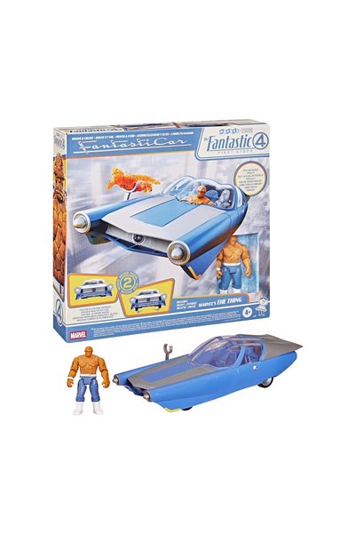 Hasbro Fantastic Four: Primele Pași - Mașină și Obiect Fantastic Hover & Crui...