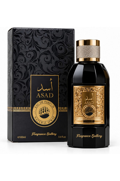 Fragrance Gallery Asad Eau de Parfum, 100 ml Perfume Spray, Black Bottle with...