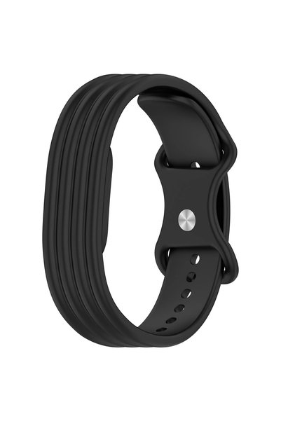 Choice For Fitbit Air Black Official 1:1 Sport Nylon+Silicone Loop Watchband ...