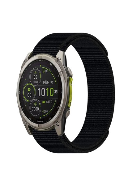 Choice Quick Fit 26mm Black 20mm 22mm 26mm Hook Loop Nylon Strap For Garmin F...