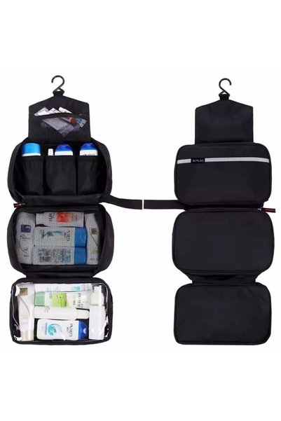 Choice black Hanging Men's Toiletry Bag Large Waterproof Cosmetic Bags Travel...