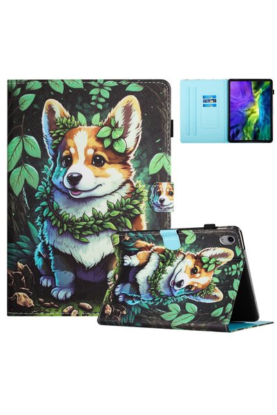XGSM Husă pentru Xiaomi Redmi Pad 2, cu clapetă, câine corgi