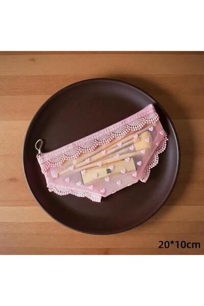 Choice A7 Portable Zippered Makeup Storage Bag Inspired by Lace Mesh Briefs f...