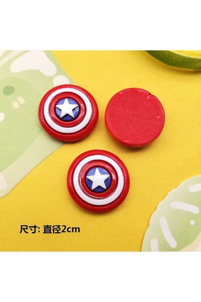 Choice 1 12pcs Cartoon Bright Face DIY Cream Glue Resin Accessories Headwear ...