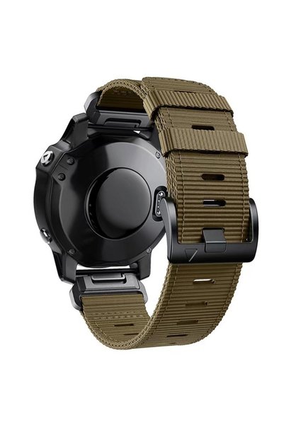 Choice QuickFit 22mm a-Yellow 22mm 26mm Soft Nylon QuickFit Strap For Garmin ...