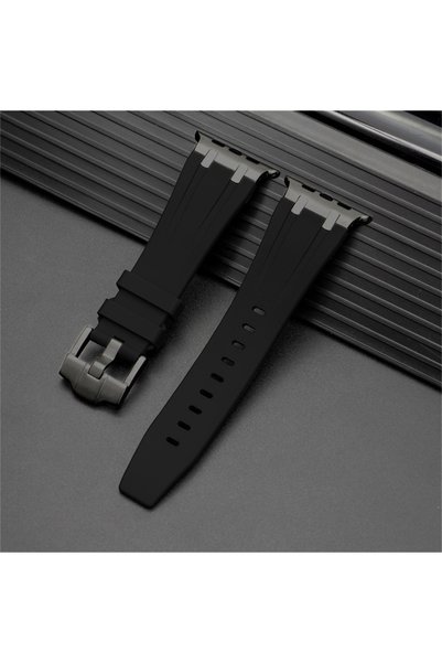 Choice 44 45 49 S11(10)46MM Black-Black Sports Silicone Band for Apple Watch ...