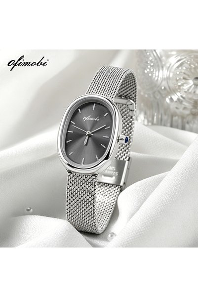 Choice XG34-1-Sblack Oval Dial Women's Quartz Watch Premium Milanese Mesh Str...