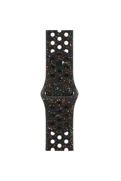 Choice 44 45 46 49mm ML Midnight Black Original Silicone Strap For Apple Watc...