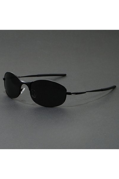 Choice Black Men's Polarized Sunglasses UV400 Protection Ultra Light Metal Fr...