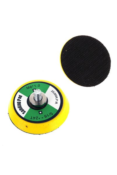 TC Technic DISC VELCRO PENTRU ȘLEFUITOR PNEUMATIC 50MM, FILET M6 PENTRU DISCURI