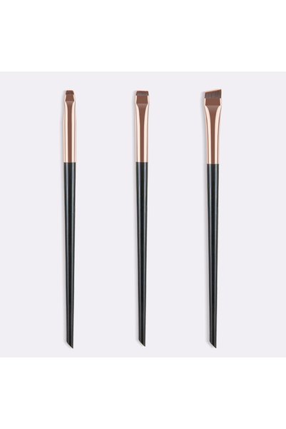 Choice black gold 3pcs 3pcs Blade Eyeliner Brush Eyebrow Brush Portable Flat ...