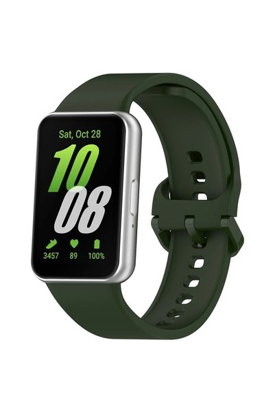Choice Samsung Galaxy Fit 3 Army-green Silicone Strap for Samsung Galaxy Fit ...