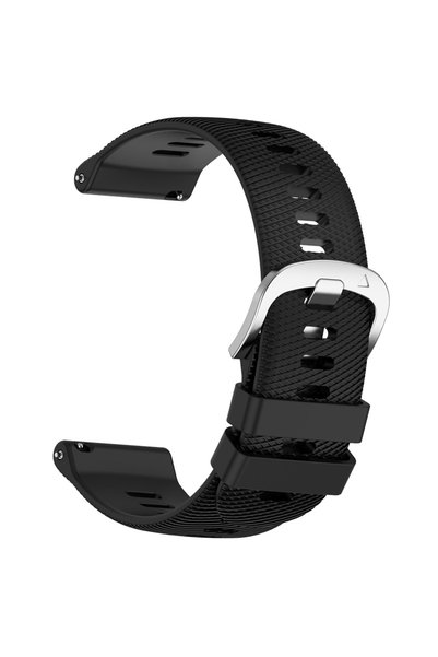 Choice 22mm Universal Black 20/22mm Official Strap For Garmin Forerunner 55 2...