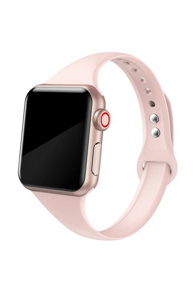 Choice 38-40-41-S10 42mm 3 pink sand Sport Slim Silicone strap for Apple watc...
