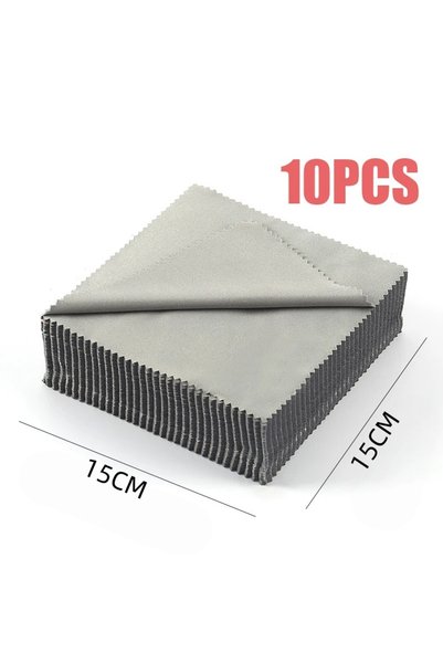 Choice 10PCSgrey 10/20/30/100PCS Microfiber Eyeglass Cleaning Cloth Soft Lens...