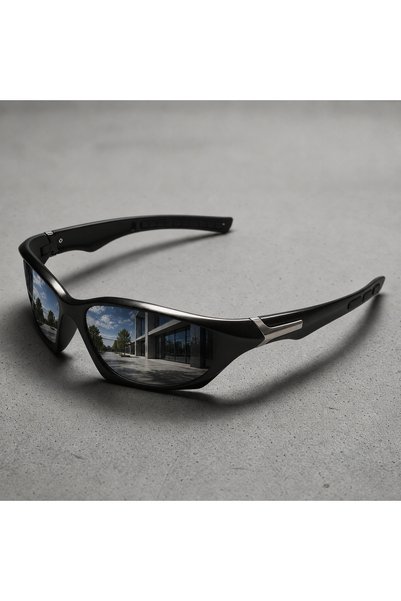 Choice Black Multifunctional Polarized Photochromic Sports Sunglasses&Night V...