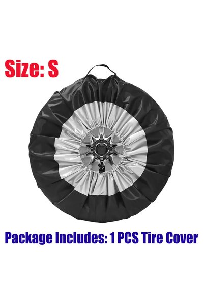 Choice S 13-16inch 13-19inch 19-23inch Car SUV Spare Tire Cover Case White Ti...