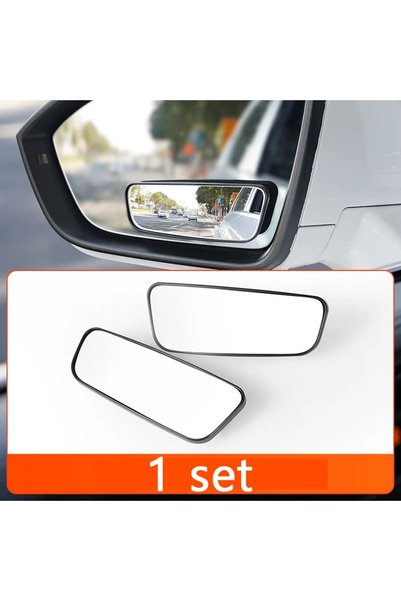 Choice JJ06 2Pcs 360 Degree Adjustable Blind Spot Mirror Car Auxiliary Rearvi...