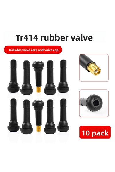 Choice TR414(10PCS) 10PCS Tire Valve Stem TR412/TR413/TR414/TR415 with Dust C...