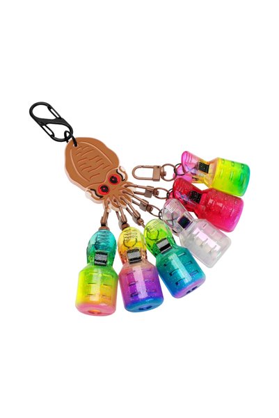 Choice Brown New 6pcs Electroplating Webfoot Octopus Egi Hooks Protector L Si...