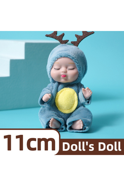 Choice Elk (1pc) 6PCS Mini Dolls Cute Animal Clothing Fashion Series Dolls Si...