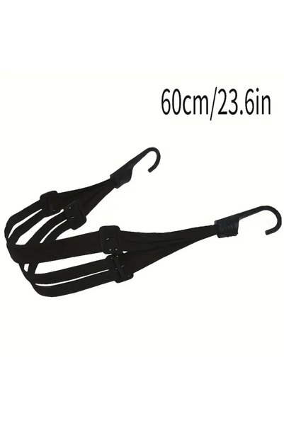 Choice black Universal Motorcycle Elastic Suitcase with Safety Hook-Versatile...