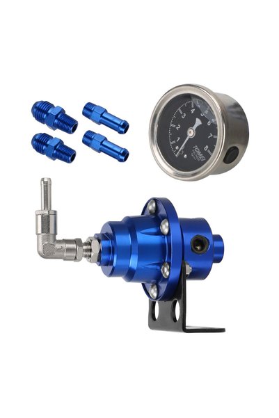 Choice Blue Universal Aluminum Vehicle Refitting fuel Supercharger Adjustable...