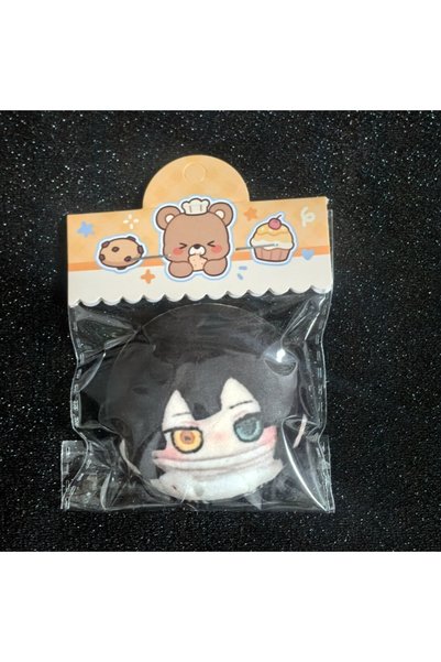 BANDAI M Demon Slayer cartoon cute adorable merchandise badges plush puffy pi...
