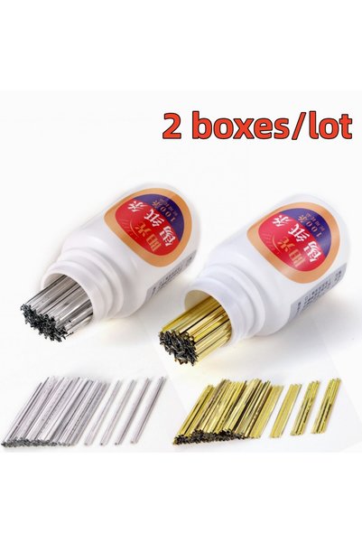 Choice 200pcs Finished Tin Foil Strip Gold and Silver Color Tin Foil Key Cons...