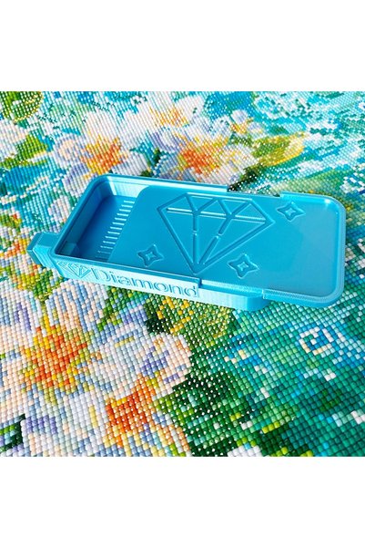 Choice blue 11 Colors Multi-functional Diamond Painting Tray Storage Box, Dia...