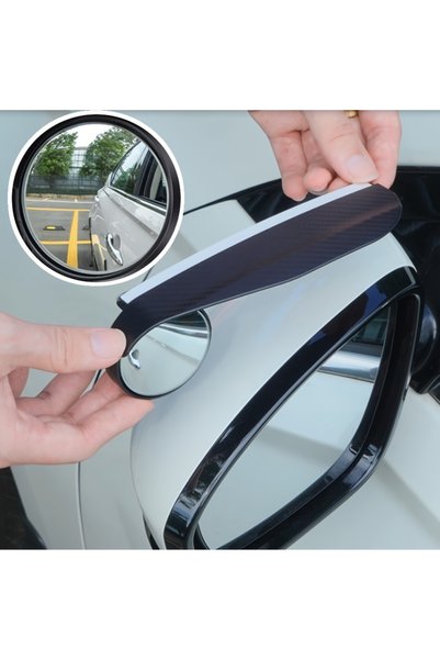 Choice 1 Pair Car Blind Spot Mirrors Multifunctional Rearview Mirror Rain Shi...