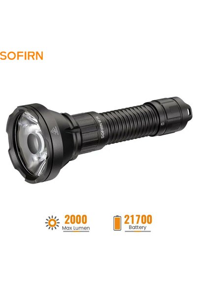 Choice 6000-6500K SOFIRN SF26 21700 Large Capacity Tactical Flashlight 2000 L...