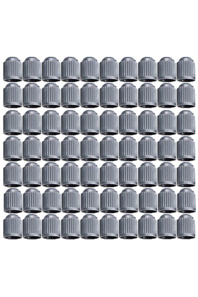 Choice 10pcs Gray Tire Stem Valve Caps with O Rubber Ring Plastic Tire Valve ...