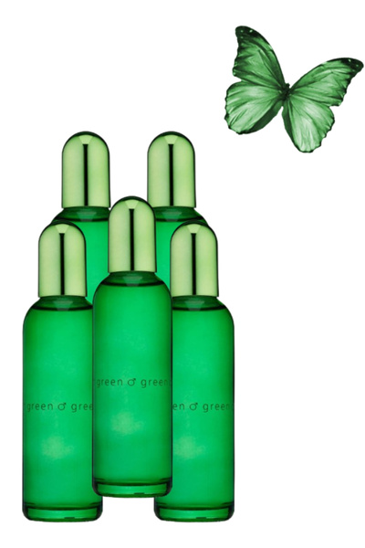 Colour Me 5 قطع عطر أخضر 100 مل